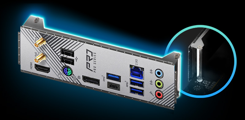 Pre-Installed IO Shield